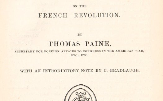 Books from Bob’s library #2: Thomas Paine’s ‘The Rights of Man’