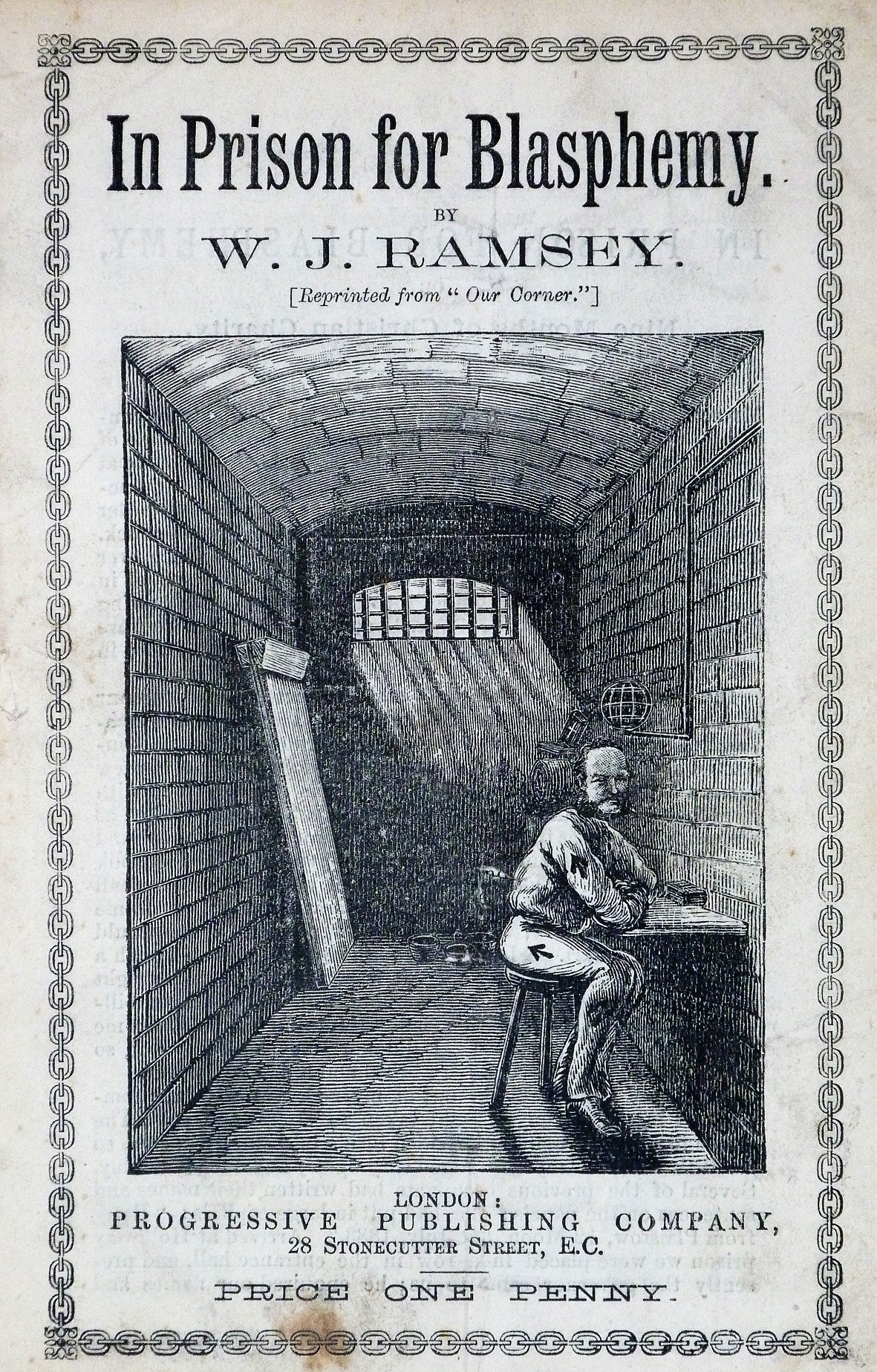 William Ramsay's account of his time in prison for blasphemy (blasphemy trials)